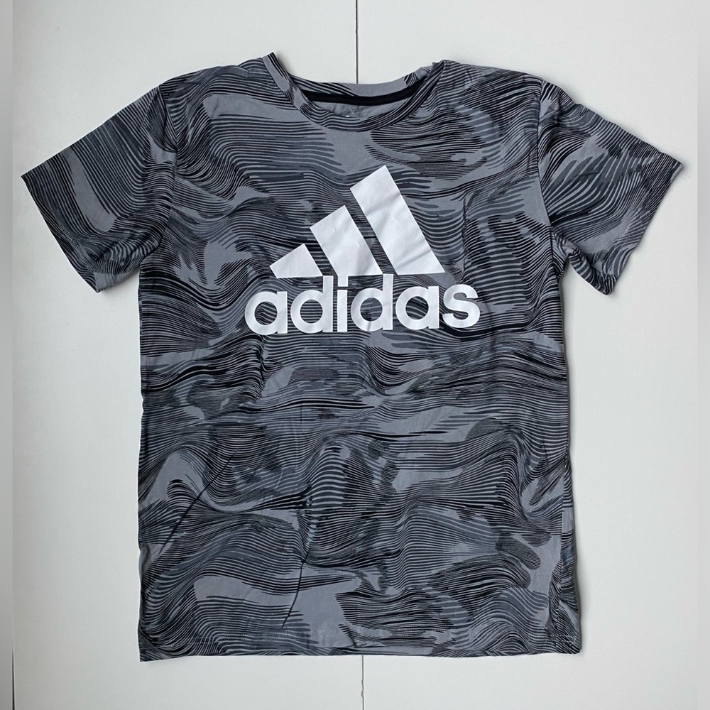 Adidas Boys Gray T-Shirt
